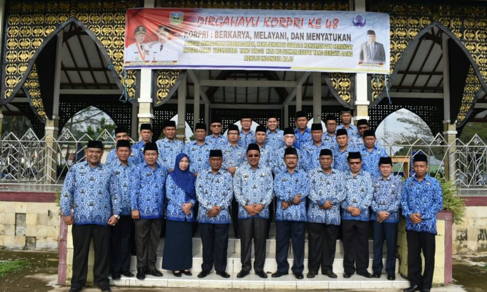 Wabup Hilal Pimpin Upacara Korpri ke-48