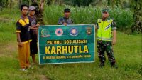 Babinsa Koramil 416-06/Muara Bungo, Patroli Sosialisasi Karhutla