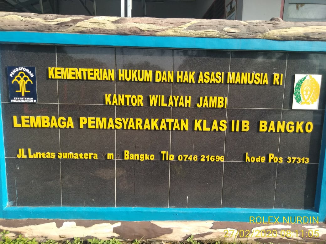 Lapas Klas IIB Bangko Gelar Media Gathering Tahun 2020