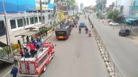 Pemkot Jambi Semprotkan Disinfektan Ditempat Fasilitas Umum