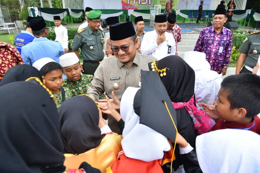 Wawako Dr.dr.H.Maulana, Buka Festival Anak Sholeh Indonesia Ke XIX Tingkat Kota Jambi Tahun 2020