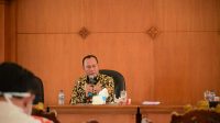 Bupati Sukandar Pimpin Rapat Penanggulangan Covid-19