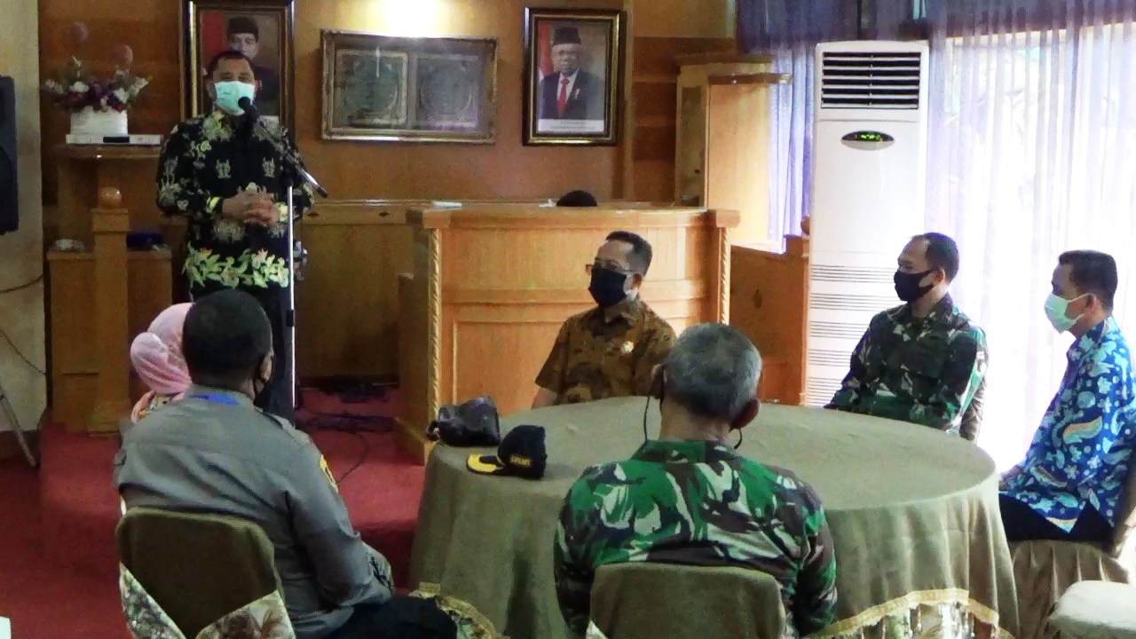 Bupati H Mashuri Sambut Kunjungan Kerja Danrem 042 Gapu