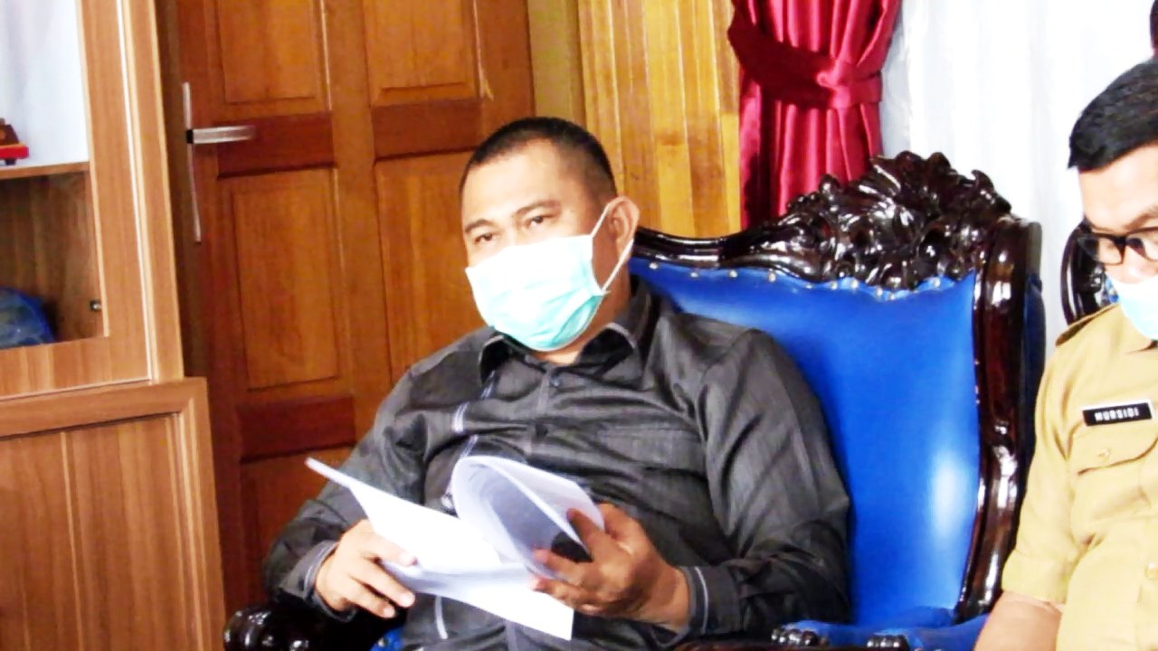 Bupati Pimpin Rakor Pembahasan Perbup Nomor 41 Tahun 2020 Penegakan Disiplin Protokol Kesehatan