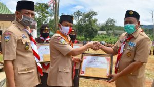 humas sarolangun Wabup Sarolangun Hadiri Peringatan Hari Pramuka Ke 59