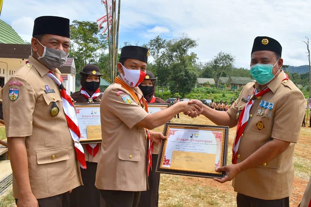 Wabup Sarolangun Hadiri Peringatan Hari Pramuka Ke 59