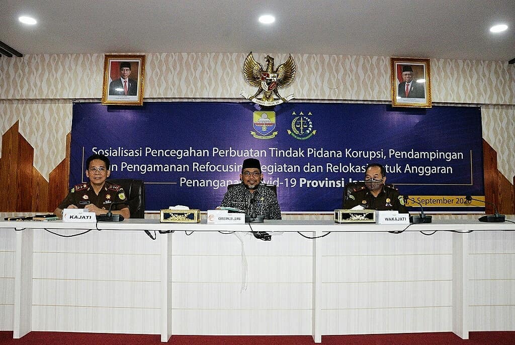 Pemprov Jambi – Kejati Bersinergi Cegah Penyimpangan Anggaran Penanganan Covid-19