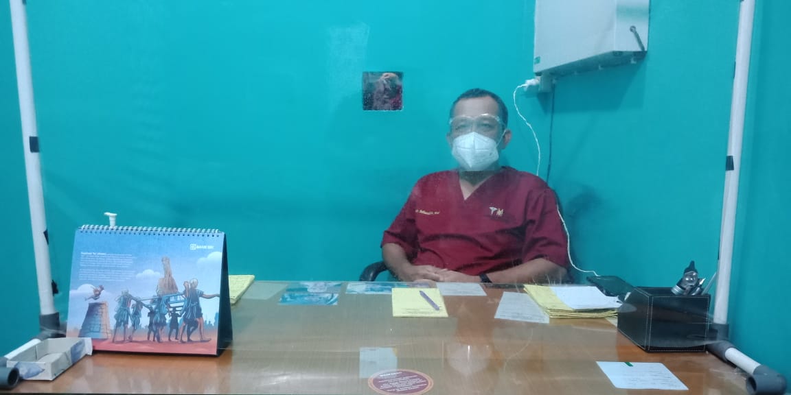 Juru bicara Tim Gugus Tugas Penanganan Covid 19 Kabupaten Bungo dr Safaruddin Matondang MPH