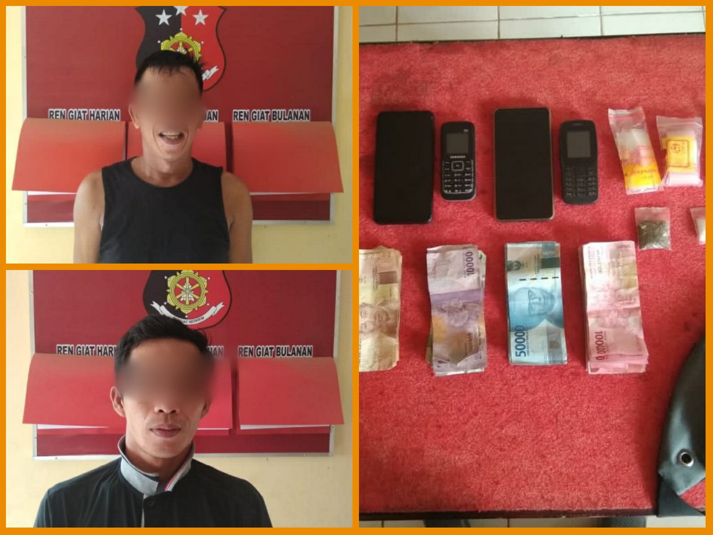 Asik Pesta Sabu, 2 Warga Dibekuk Unit Reskrim Polsek Jujuhan