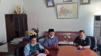 Tim Gugus Tugas Penanganan Covid 19 Kabupaten Bungo saat jumpa pers bersama awak media