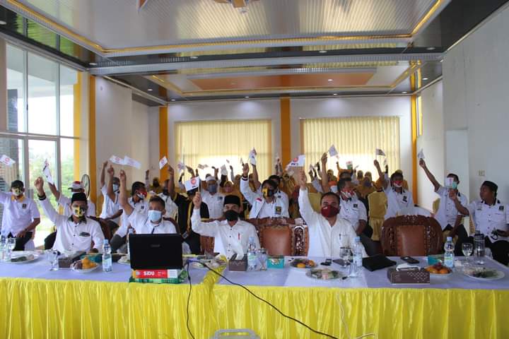 Kompak, Apri Bersama Kader Ikuti Munas V PKS Secara Virtual