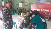Yakinkan Masyarakat, 369 Jajaran Kodim 0416/Bute Vaksinasi Tahap II.