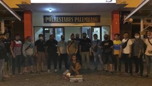 tersangka saat diamankan