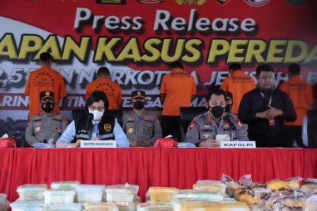 konferensi pers sabu