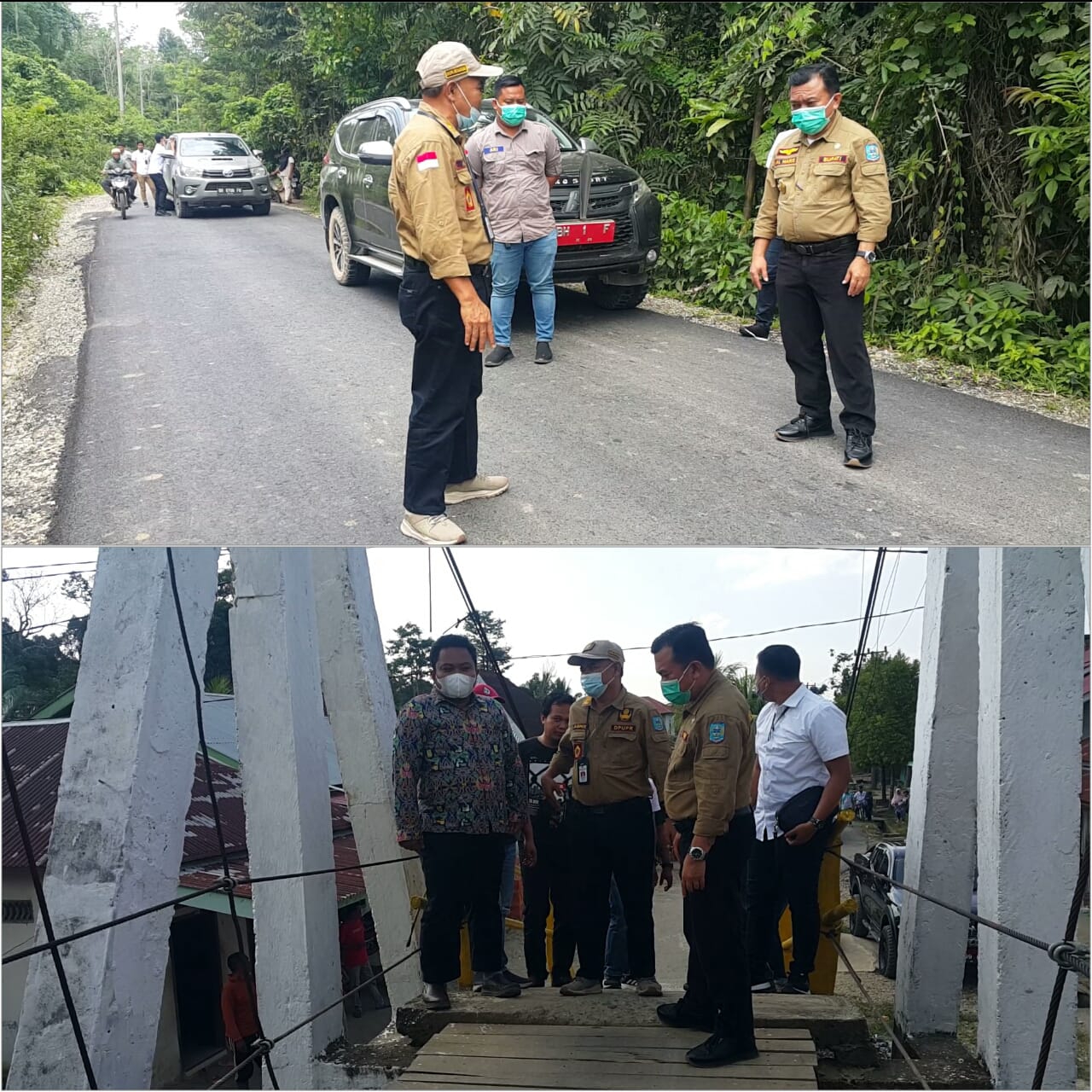 Bupati Al Haris Berharap Dibangunya Jalan Poros Dapat Meningkatkan Ekonomi Masyarakat