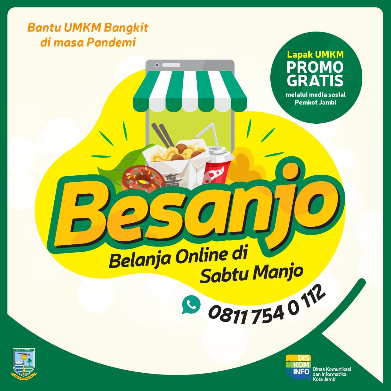 Pemkot Sediakan Layanan Promosi Gratis UMKM Selama Pengetatan PPKM Level 4, Simak Caranya !