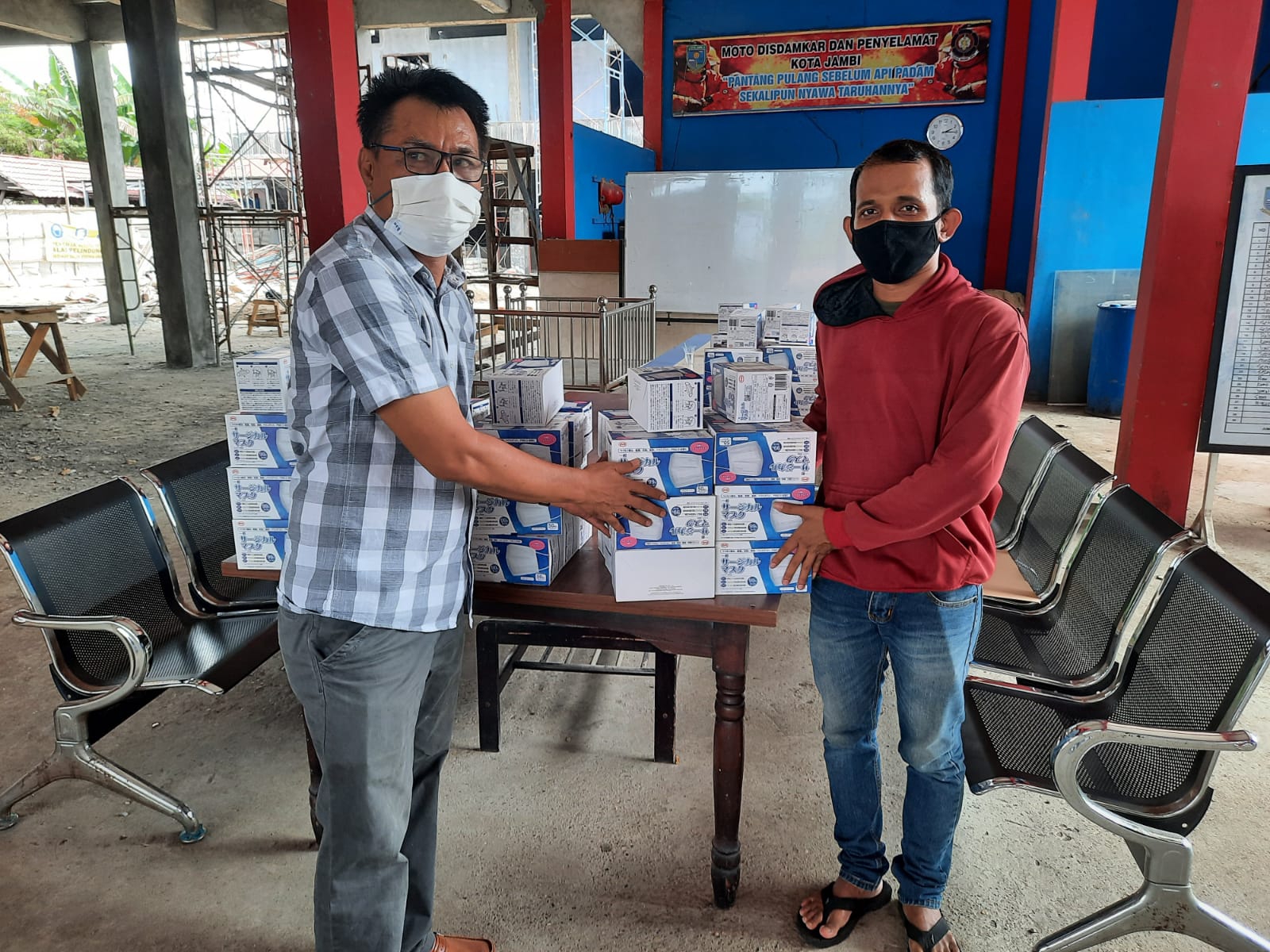 pemkot jambi terima bantuan