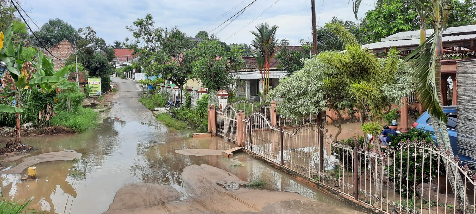 foto genangan air kota jambi