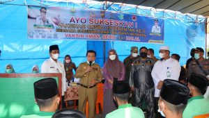 foto gubernur sosialisasi vaksin merangin