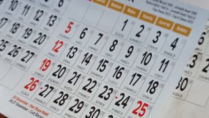 foto kalender ilustrasi