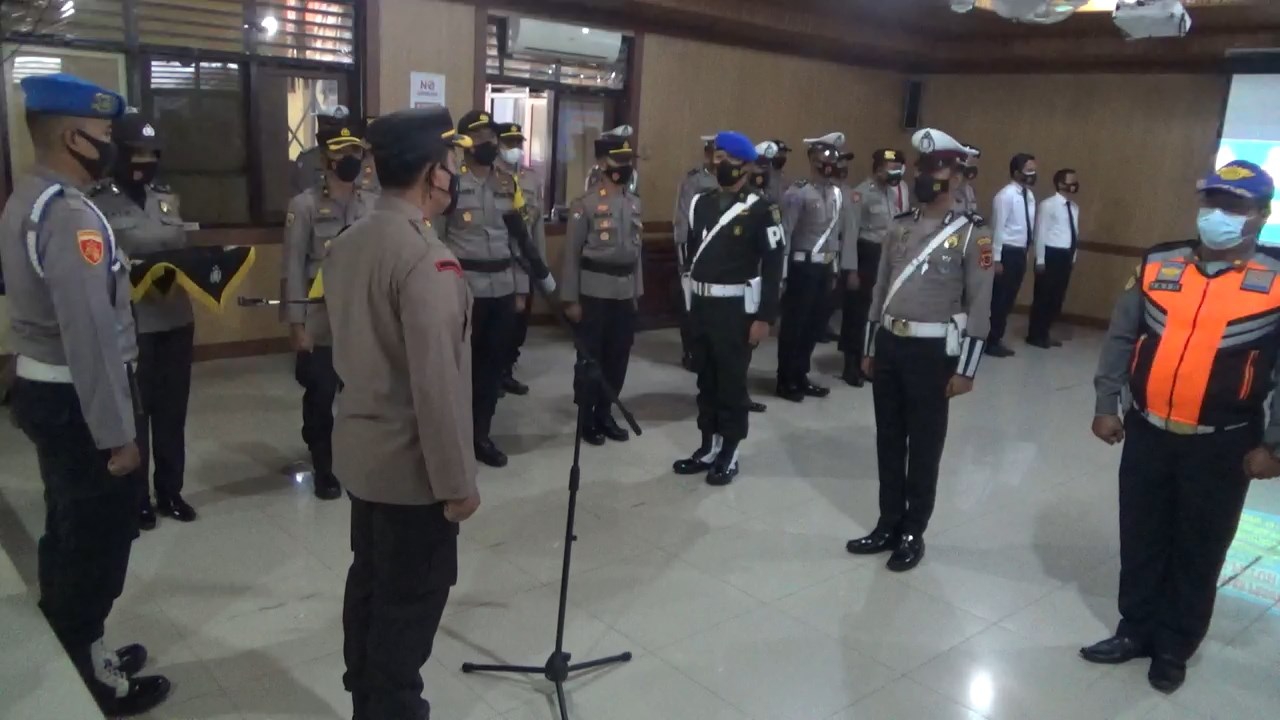 Kapolres Bungo Pimpin Apel Pasukan Operasi Patuh 2021