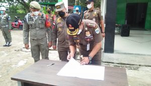 foto penandatanganan satpol pp