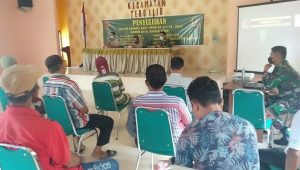 foto satgas tmmd112 berikan penyuluhan ke petani