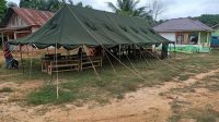 foto tmmd112 bangun tenda siswa belajar