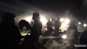 foto ilustrasi geng motor