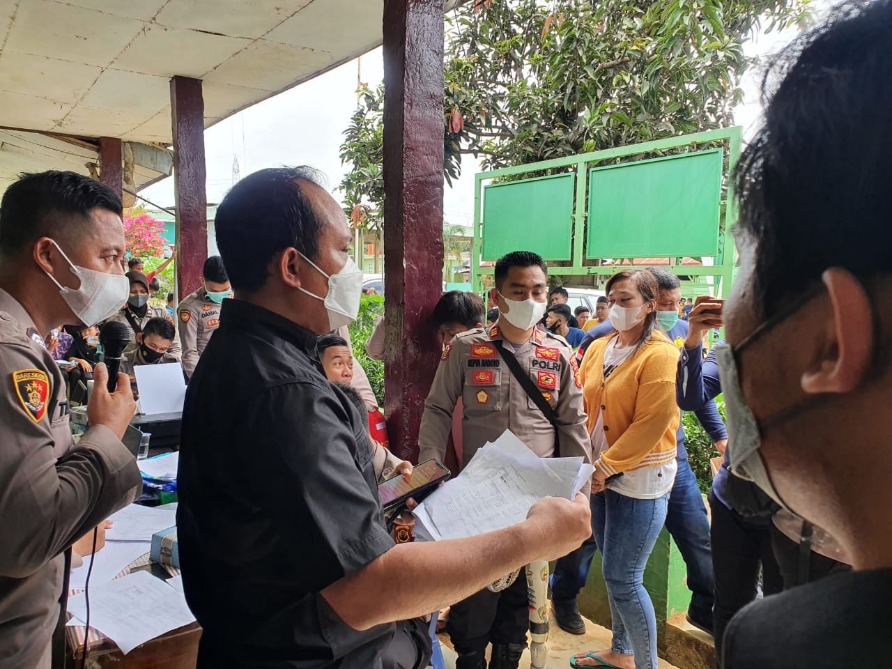 foto kasat reskrim bungo gelar vsksinasi