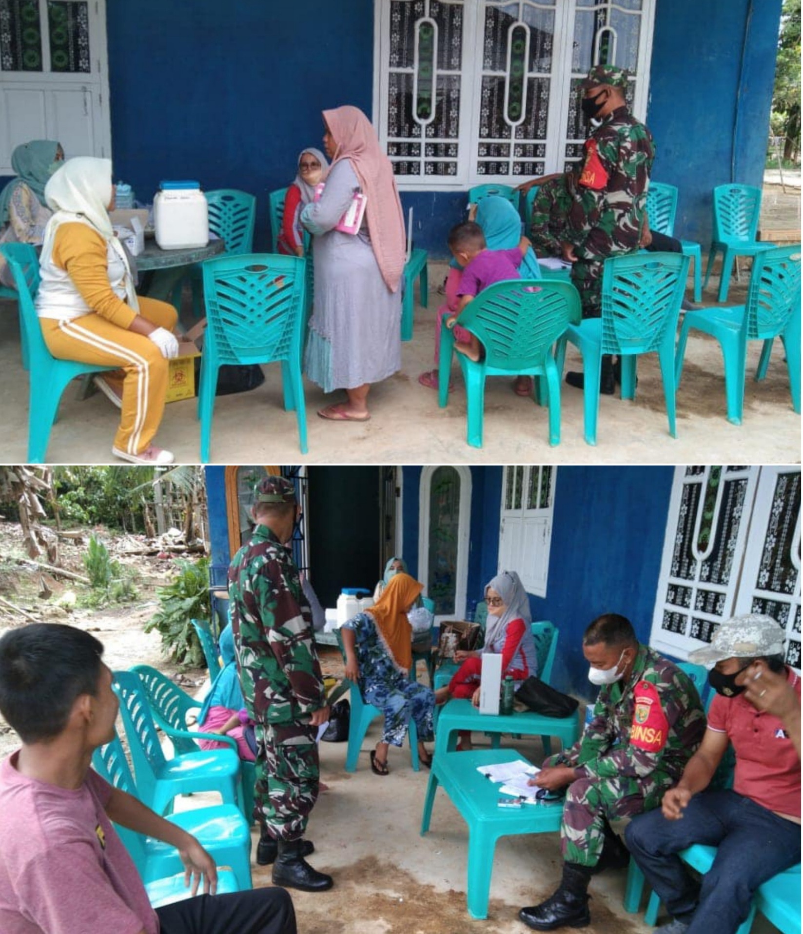 Serda Napoliontri Kawal dan Sukseskan Vaksinasi di Wilayah Binaan Pekan Jumat