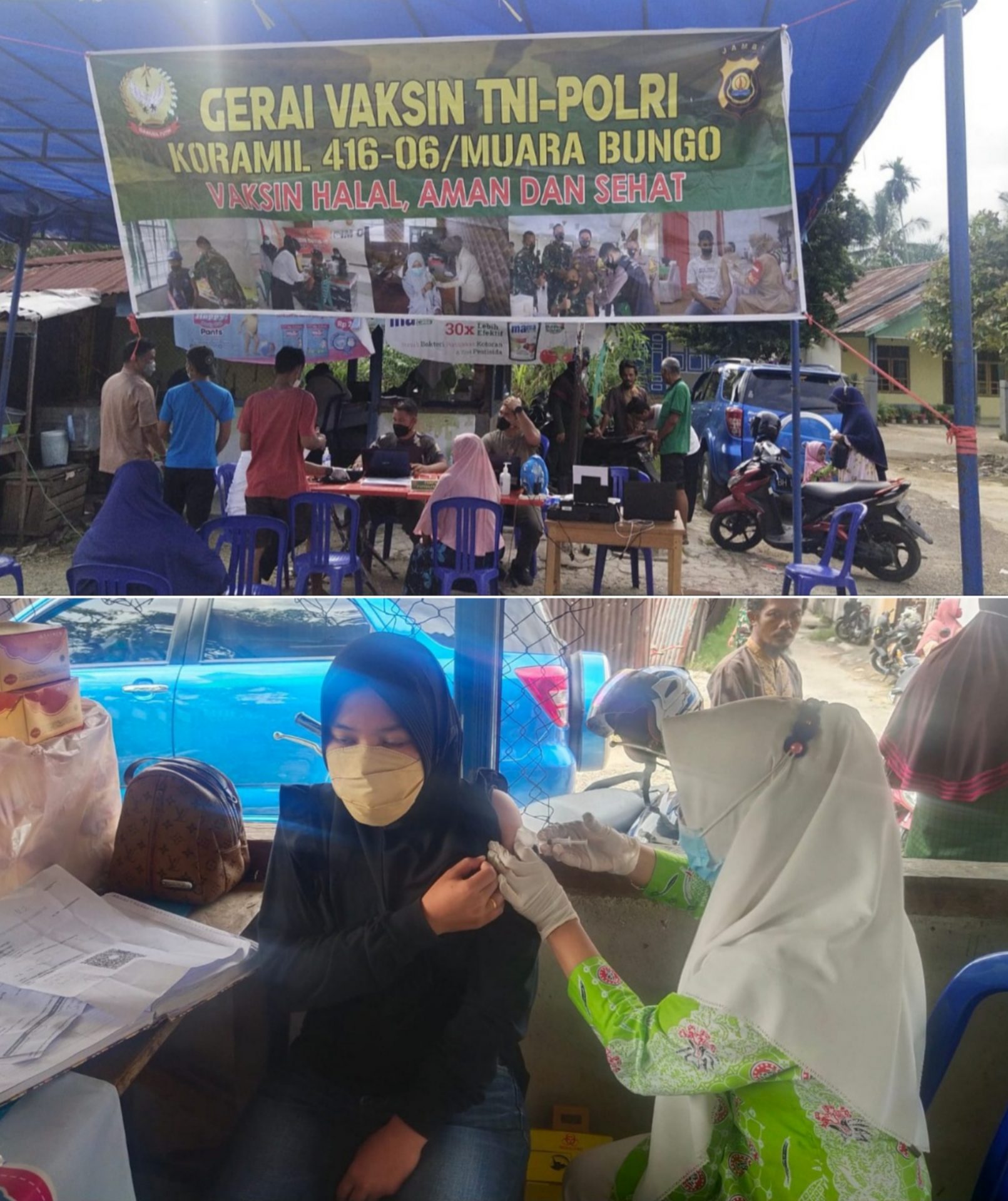 foto herdimmunity tni polri