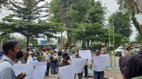 foto demo di pupr kota jambi