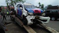 foto-kendaraan-satlantas-pjr-polda-jambi Kendaraan Satlantas PJR Polda Jambi Mengalami Kecelakaan