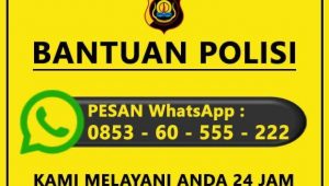 foto nomor bantuan polisi