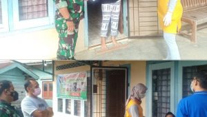 foto babinsa peduli sesama