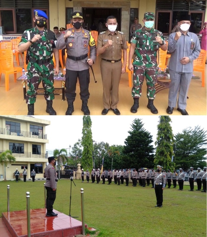 foto kapolres apel pasukan