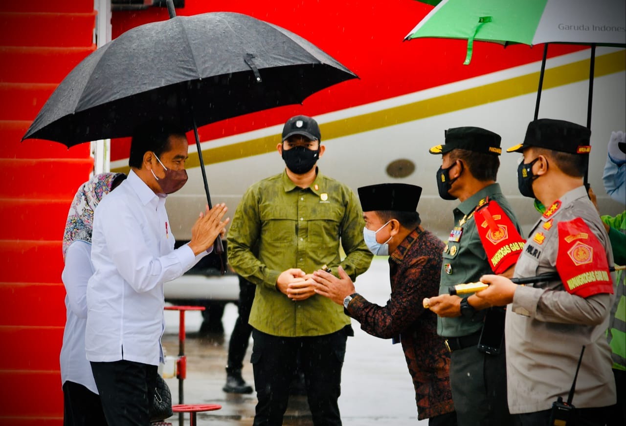 Al Haris Dampingi Kunker Jokowi