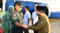 Gubernur Jambi Al Haris Sambut Kedatangan Kasad Jendral Dudung Abdurachman dan Rombongan