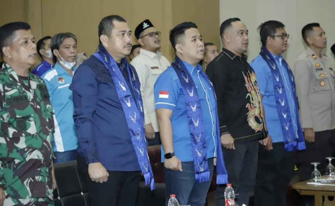 Bupati Bungo H. Mashuri Hadiri Pelantikan dan Rakerda DPD II KNPI Kabupaten Bungo