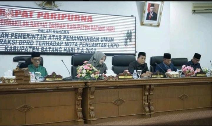 DPRD Batanghari Ingatkan Pemkab Batanghari Untuk Serius Menindaklanjuti Temuan BPK,Meski Mendapat WTP Tahun 2023