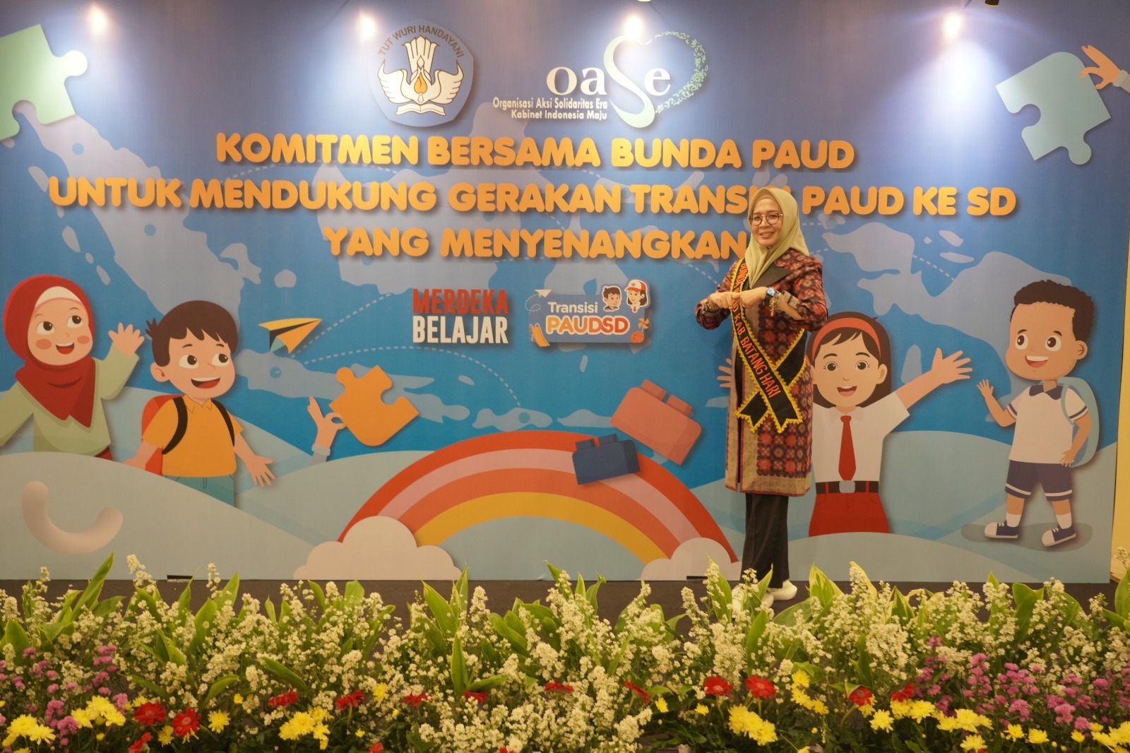 Bunda Zulva Fadhil Hadiri Gerakan Transisi PAUD Ke Sekolah Dasar Seluruh Kabupaten/Kota Se-Indonesia