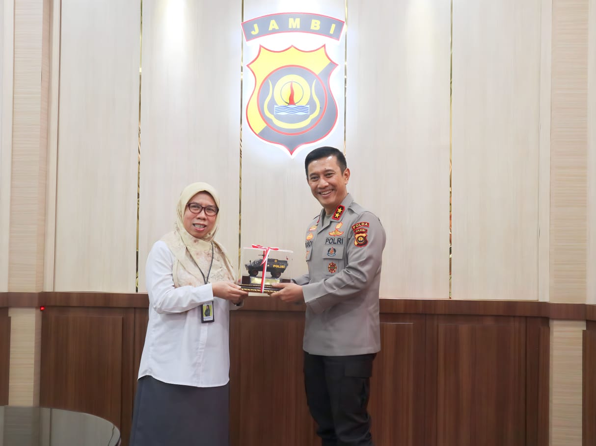 Kapolda Jambi Terima Kunjungan Silaturahmi Kakanwil DJP Sumbar -Jambi