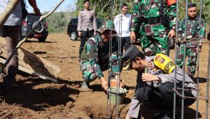 foto kapolres bungo menghadiri tmmd 117