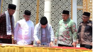 foto bupati bungo peresmian masjid baiturrahim
