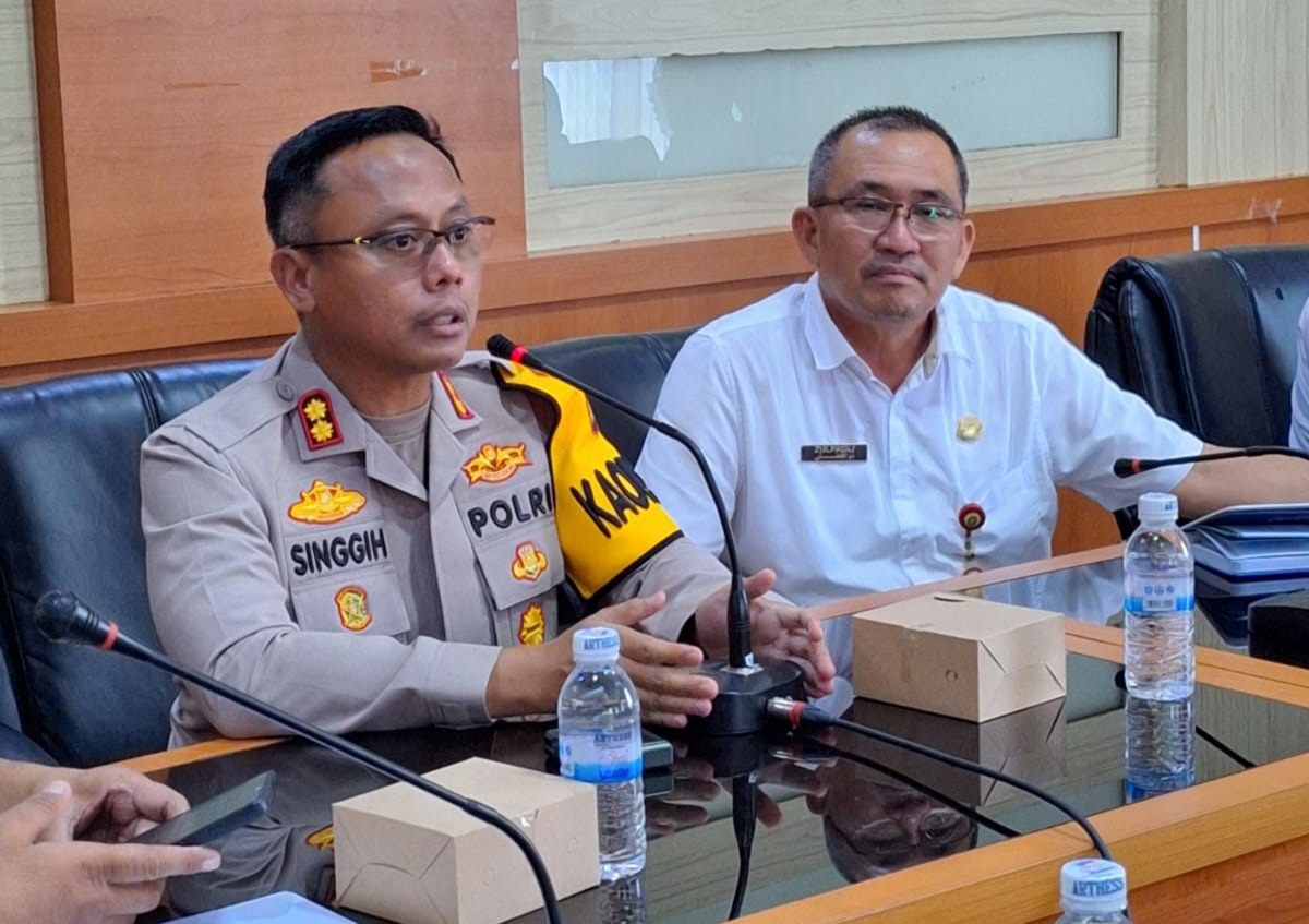 foto kapolres bungo akbp singgih hermawan rakor