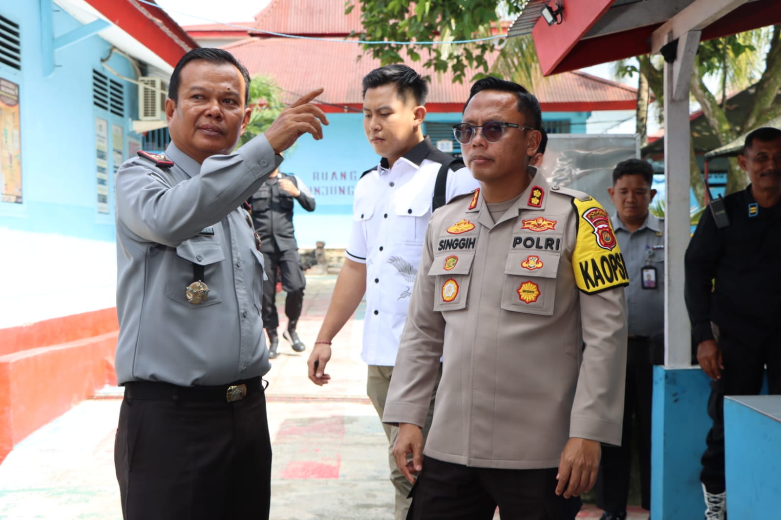 foto kapolres bungo kunjungi lapas kelas 2 muara bungo