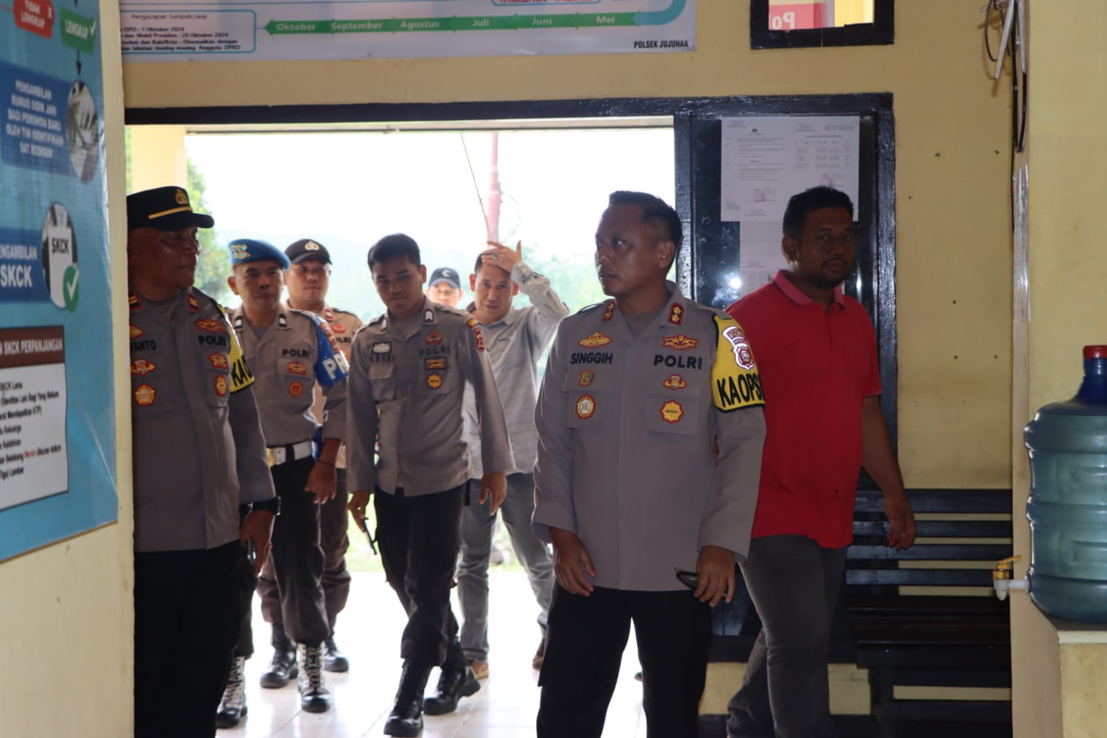 foto kapolres bungo kunjungi polsek