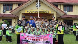 foto kapolres bungo temu ramah anak tk