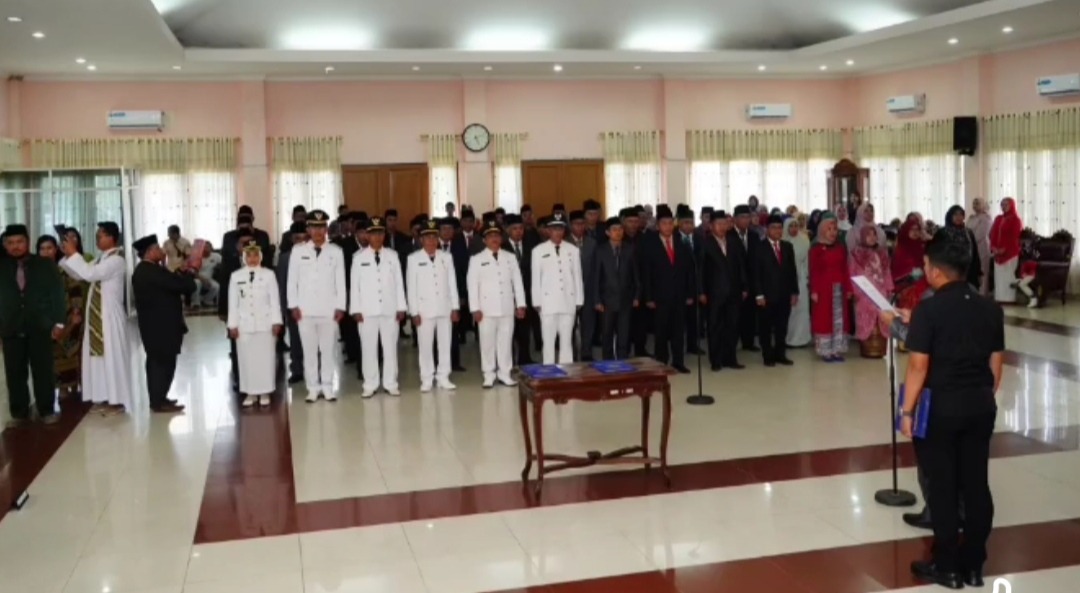 Pj Bupati Tebo H.Aspan Rotasi Pejabat Eselon 3 dan 4